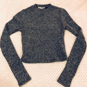 Long sleeve crop top Express sweater